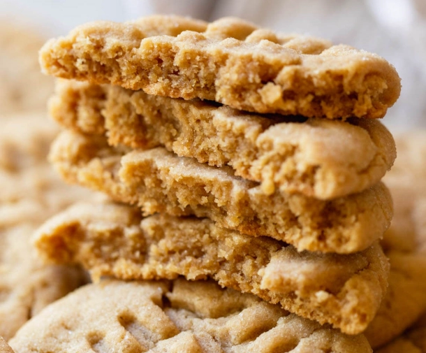3 ingredient peanut butter cookies