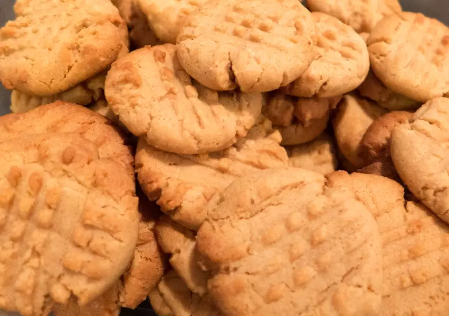 3 ingredient peanut butter cookies