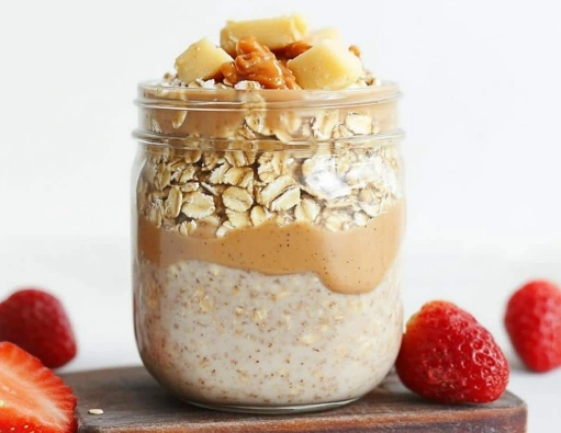 overnight oats with peanut butter