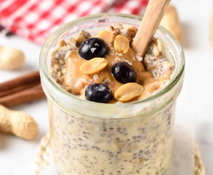 overnight oats with peanut butter