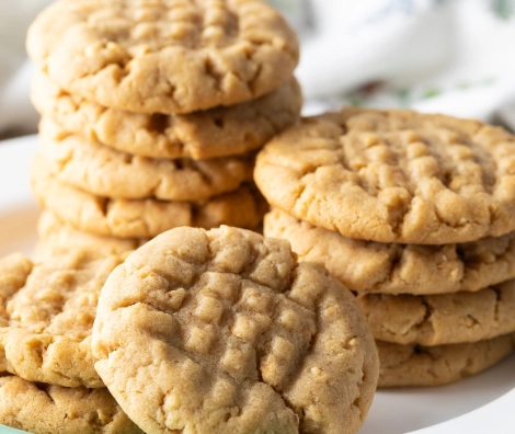3 ingredient peanut butter cookies