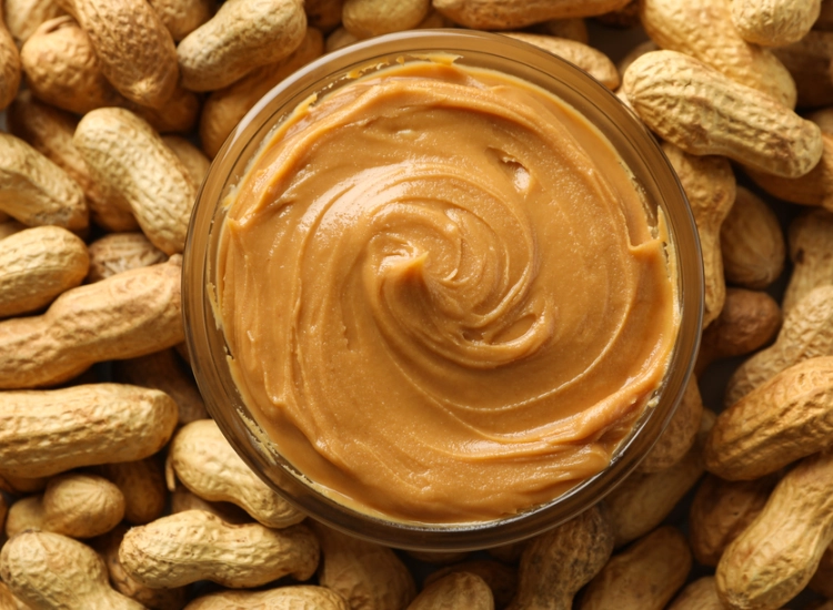 peanut butter fiber content