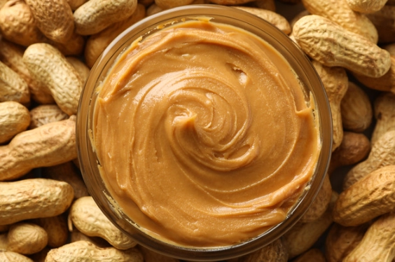 high fiber peanut butter