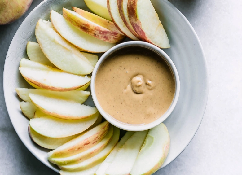 peanut butter apple snack