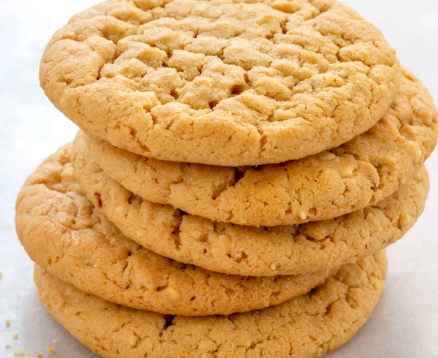 3 ingredient peanut butter cookies