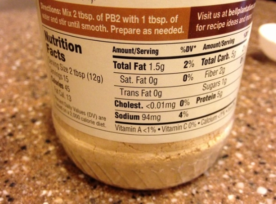 peanut butter nutrition facts