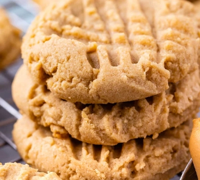 3 ingredient peanut butter cookies