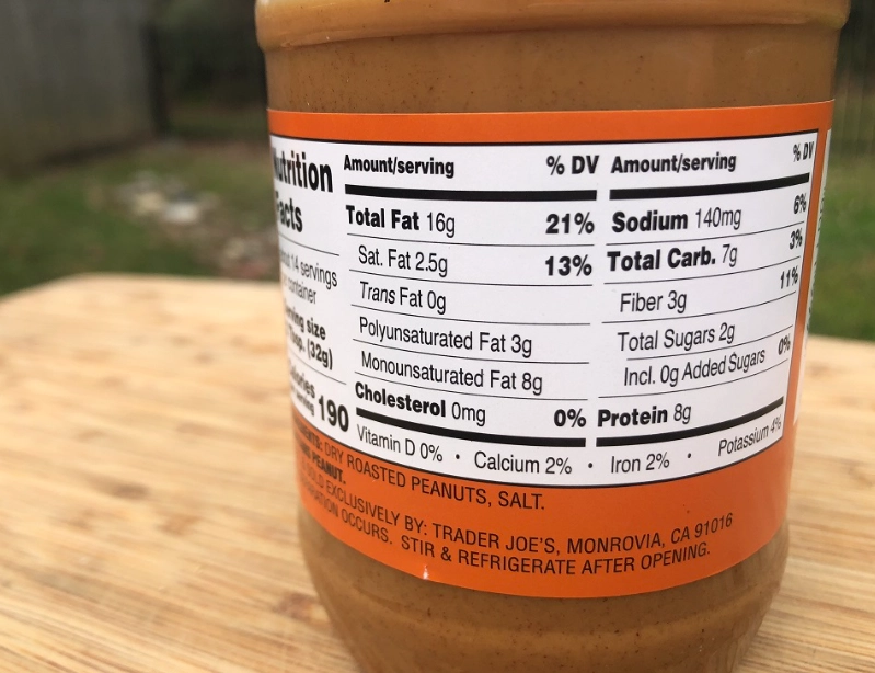 calories in peanut butter calories in peanut butter