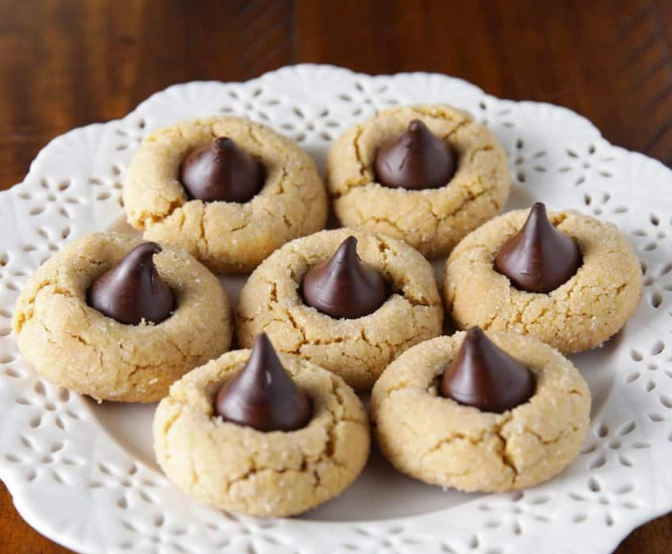 peanut butter blossom cookies