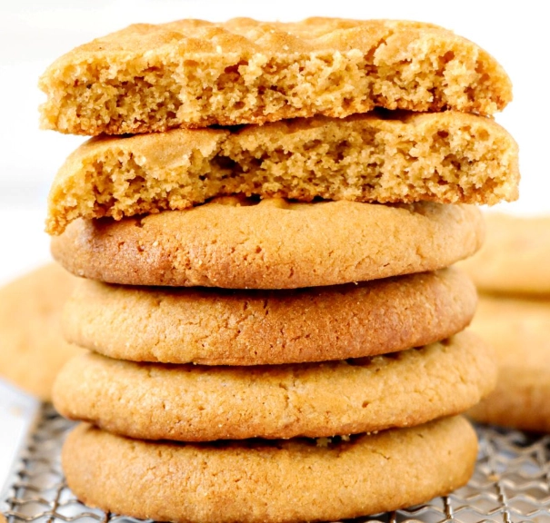 3 ingredient peanut butter cookies