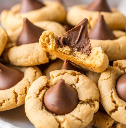 Hershey kiss cookies