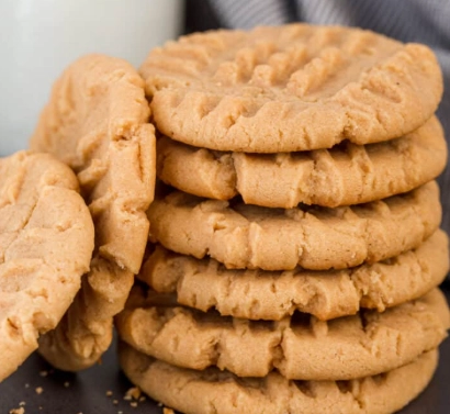 3 ingredient peanut butter cookies