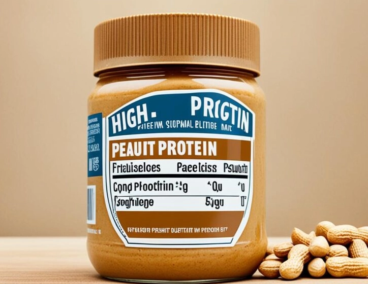 high fiber peanut butter