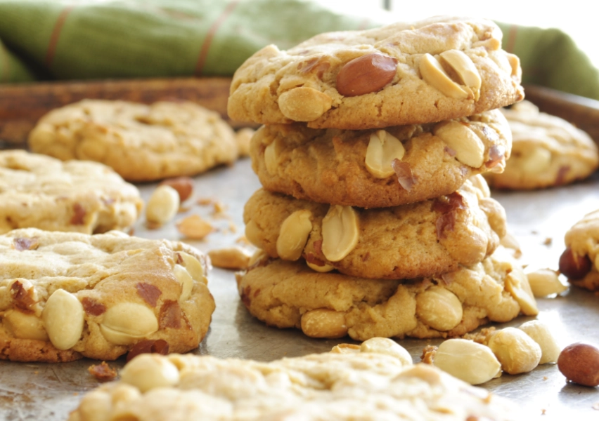 crispy peanut butter cookies