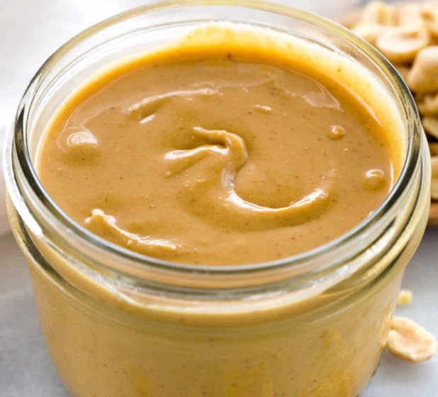 natural peanut butter components