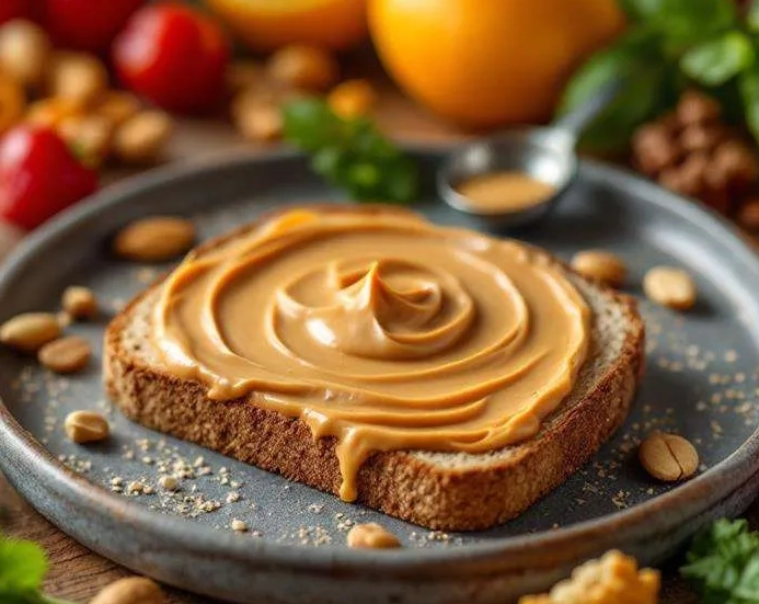 peanut butter fiber content