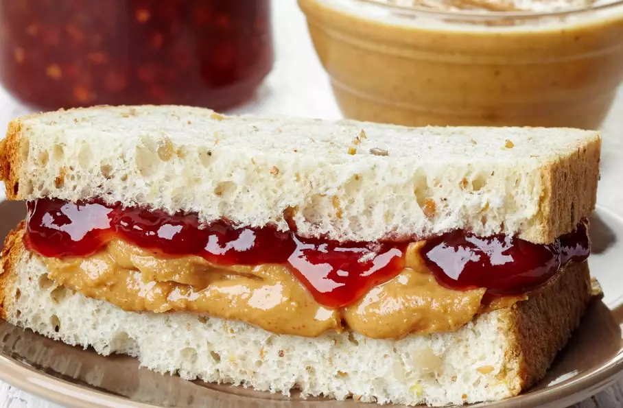 peanut butter and jelly snacks