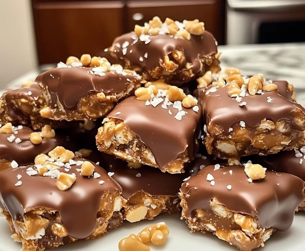 peanut butter pretzel snacks