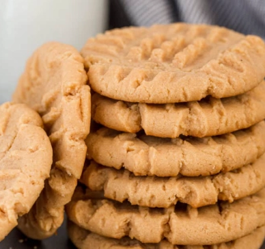 3 ingredient peanut butter cookies