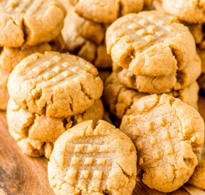 easy peanut butter cookies easy peanut butter cookies