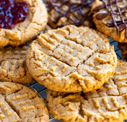 3 ingredient peanut butter cookies