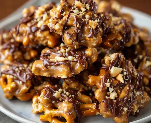 salted peanut butter pretzel bark