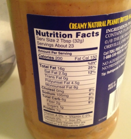 healthy peanut butter