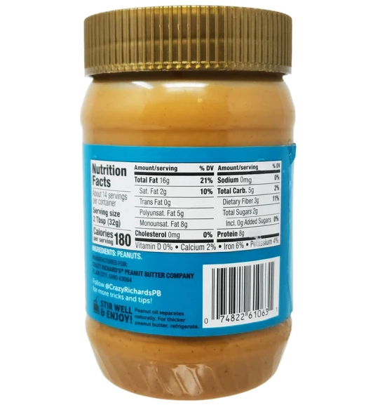 healthy peanut butter
