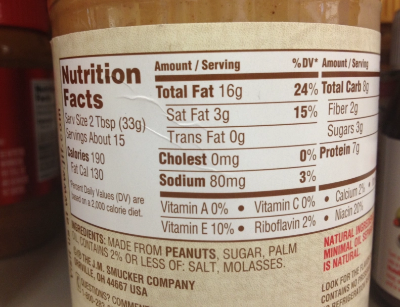 healthy peanut butter