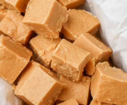 fudge with icing